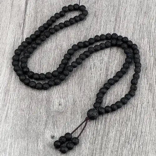 Collier Pierre Volcanique